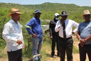 DISTRICT MAYOR VISITS LIMEHILL COMPLEX TO RESOLVE WATER CHALLENGES